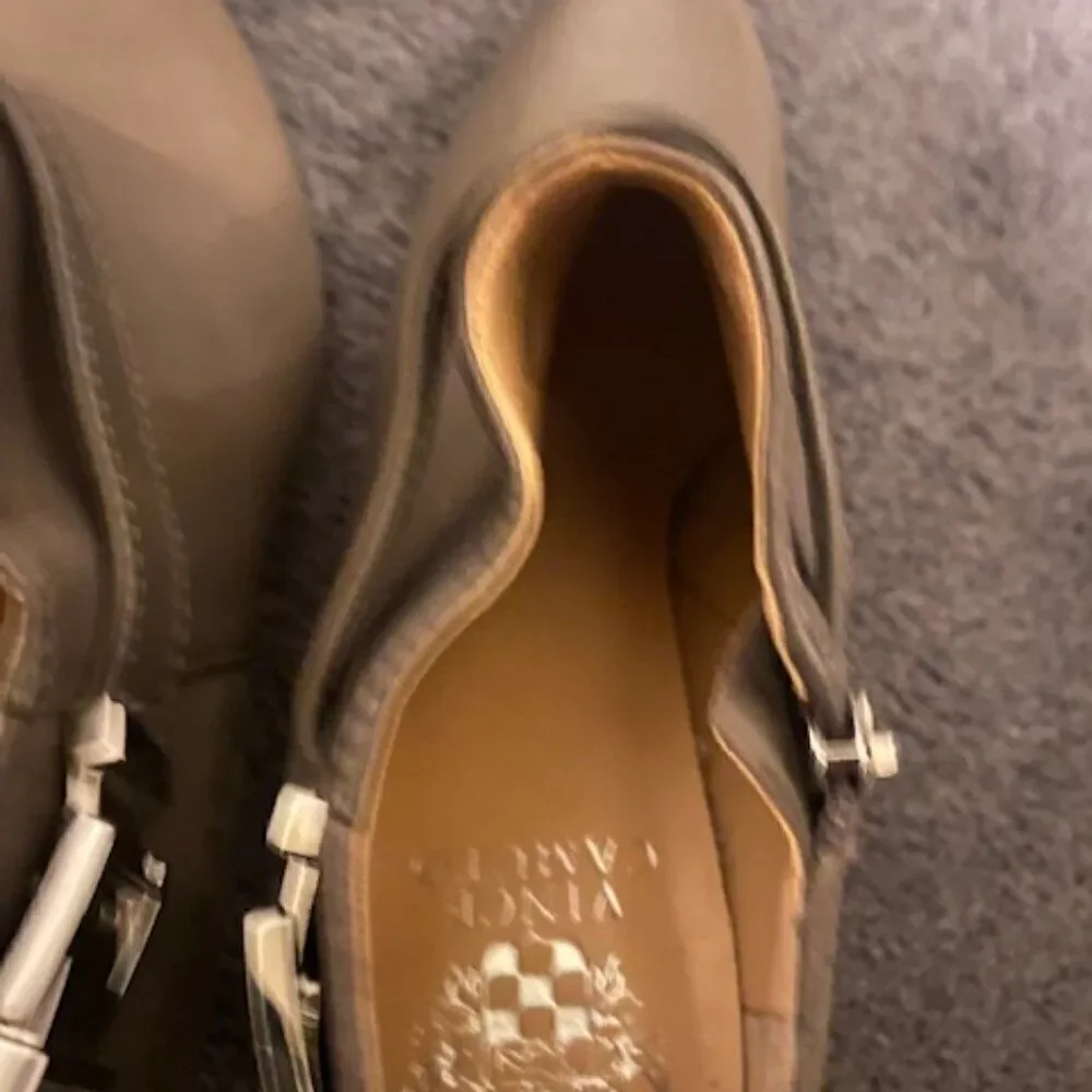 Vince Camuto Gray Vanny Ankle booties, size 8 1/2/38 1/2